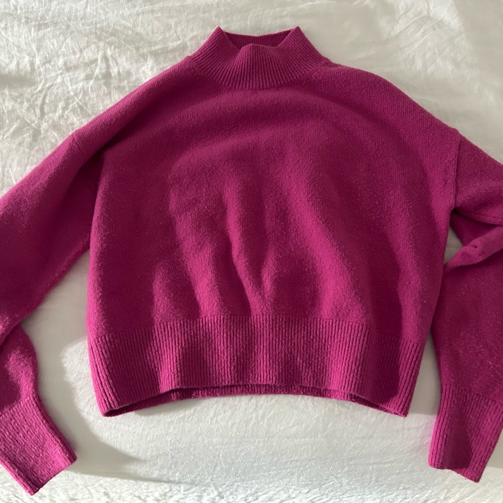 & other stories pink sweater